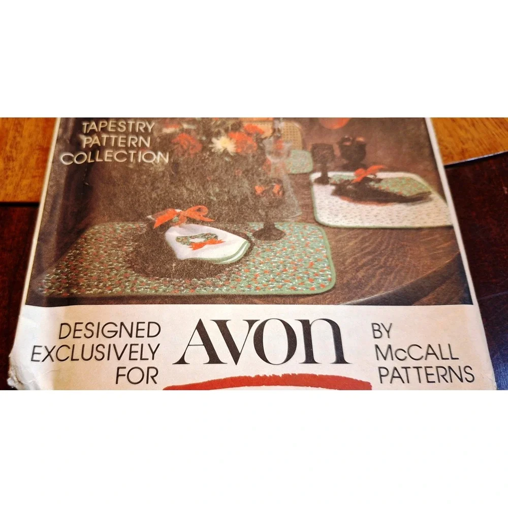 McCalls Patterns Designed Exclusively for Avon #5380 Tapestry Pattern Collection